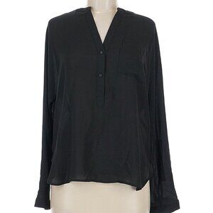 NWT Bar III Size M long sleeve black blouse